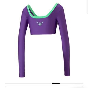 NWT!! Puma x DUA LIPA LS crop tee